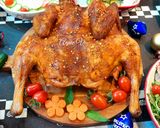 Hình bước làm 3 của món Gà nướng phủ muối ớt