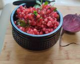 A picture of step 4 of Beetroot Sabudana(SAGO) Khichdi.