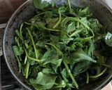 A picture of step 1 of Palak Paneer Dhaba style.
