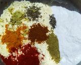 A picture of step 1 of Besan pakode.