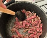 A picture of step 3 of Carne en su jugo.