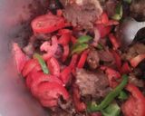 A picture of step 2 of Wet fry beef.