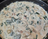 Foto del paso 5 de la receta: Macarrones de pescado y espinacas