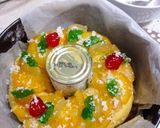 Foto del paso 5 de la receta: Roscón de reyes relleno de crema pastelera con leche condensada