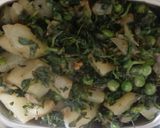 A picture of step 3 of मेथी मटर आलू(methi aloo recipe in hindi).
