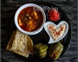 A picture of step 5 of Matar Paneer.