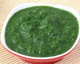 A picture of step 8 of Holi special Dahi Bhalle with Smokey effect.