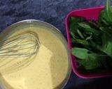 A picture of step 3 of PALAK PAKORAY #RamadanSpecial.