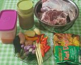 Foto langkah ke 1 dari resep Rendang Daging Sapi Kacang Merah Cabe Rawit.