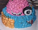 Foto del paso 11 de la receta: Torta monstruitos!! Para Isabella y Bianca!! Feliz día de la niñez!!❤️❤️❤️
