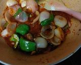 A picture of step 9 of Chilli Mushroom.