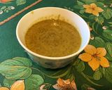 Une image de l'étape 8 de Sauce salade au citron confit, pesto de fanes epicé et melfor.