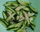 A picture of step 5 of Cucumber and mango.