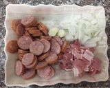 Foto del paso 1 de la receta: Sopa Toscana 🍲con chayote / low carb