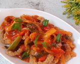Foto langkah ke 5 dari resep Cumi Crispy Saus Padang.