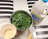羽衣甘藍蔬果汁的食譜步驟1照片