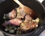 Une image de l'étape 5 de Chevreau aux légumes et os à moelle façon pot au feu revisité.