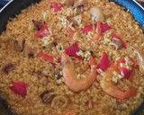 Foto del paso 5 de la receta: Arroz con calamares y gambas