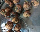 A picture of step 5 of Green peas and brown rice croquettes.