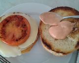Foto del paso 6 de la receta Hamburguesa de pollo con panceta