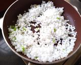 A picture of step 3 of Curd Sago / Thayir Javarsi.