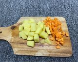 Foto langkah ke 1 dari resep Sautee vegetable luncheon simpel!.