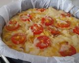 Foto del paso 6 de la receta: Tortilla de patatas al horno -con tomatitos y salsa pesto-
