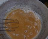 A picture of step 4 of Aata halwa (kadha Prasad).