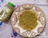 A picture of step 1 of Za'atar Lachcha Paratha.