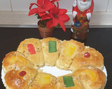Foto del paso 7 de la receta: Roscón de reyes relleno de crema pastelera o nata montada