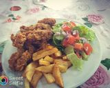 صورة لخطوة 3 من وصفة دجاج كريسبي🍗🍗 مقرمش من برا 😊😊 وطري من الداخل 🙄
