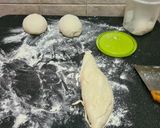 Foto del paso 7 de la receta: Pizza con todos los detalles, cantidades y esperas