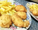Foto del paso 5 de la receta: Buñuelos de merluza con patatas