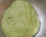 A picture of step 2 of Palak paratha.