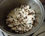 A picture of step 2 of Cream of mushroom soup.