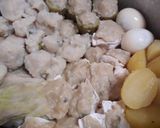 Foto langkah ke 3 dari resep Siomay ayam.