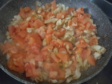 Berenjena rellena sin carne