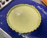 Une image de l'étape 10 de Tarte bananes et pistache.