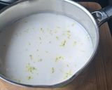 Une image de l'étape 1 de Riz au lait coulis mangue, passion.