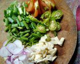 Foto langkah ke 3 dari resep Tumis Umbi Talas.