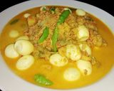 Foto langkah ke 6 dari resep Gulai Udang Telur Puyuh.