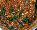 Foto langkah ke 3 dari resep Tempe kacang panjang pedas manis.