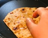 A picture of step 1 of Leftover Paratha & Sabji Spring Rolls.