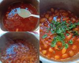 A picture of step 3 of White Dry Lima Beans in Red Gravy (Butter Beans).