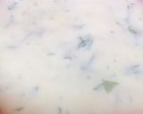 A picture of step 3 of Spinach omelette soufflé with spring onions.