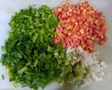 A picture of step 8 of Beef Dry Chilli With Fried Rice.