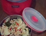 รูปขั้นตอนการทำที่ 2 ของ ผัดกะเพราเส้นแก้วหน่อไม้ดองหมูสับสูตรคีโต