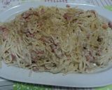 Foto del paso 3 de la receta: Espaghettis con nata y bacon