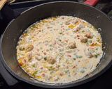 Foto del paso 5 de la receta: Tallarines con gambones y espárragos trigueros