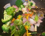 A picture of step 1 of Chilli Tofu recipe.